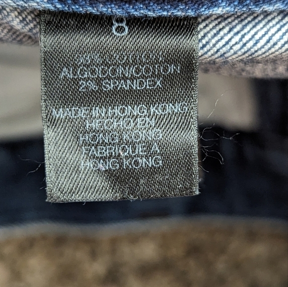 Y2K DKNY Jeans High Waist Straight Leg Denim Blue Vintage Size 8 - Picture 7 of 9